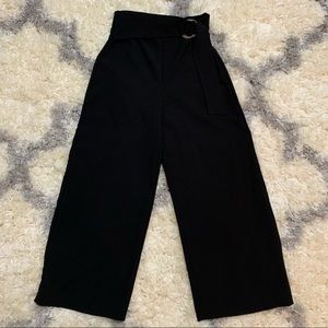 Forever 21 Wide Leg Black Dressy Pants
